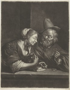 Jonge vrouw en oude man