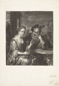 Jonge vrouw en oude man