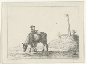 Jongen en een ezel