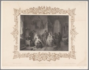 Jongen leest in gezelschap een manuscript