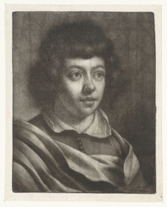 Jongen met een gevouwen kraag