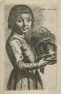 Jongen met helm