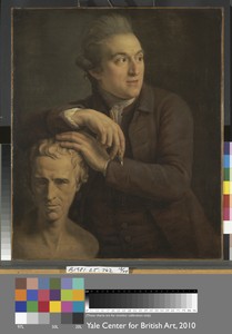 Joseph Nollekens with His Bust of Laurence Sterne