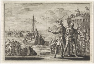 Josephus beveelt Klitus zijn linkerhand af te houwen