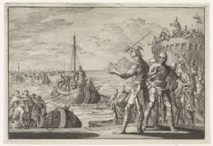 Josephus beveelt Klitus zijn linkerhand af te houwen