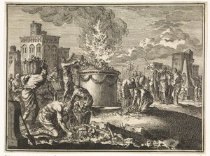 Josia roeit de afgodendienst uit