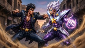 Jotaro vs. DIO Showdown