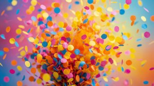 Jovial Confetti Burst
