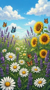 Jovial Wildflower Meadow