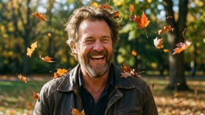 Joyful Autumn Laugh