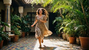 Joyful Courtyard Run