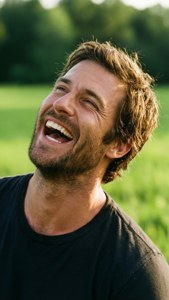 Joyful Field Laughter