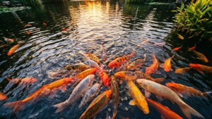 Joyful Koi Swarm
