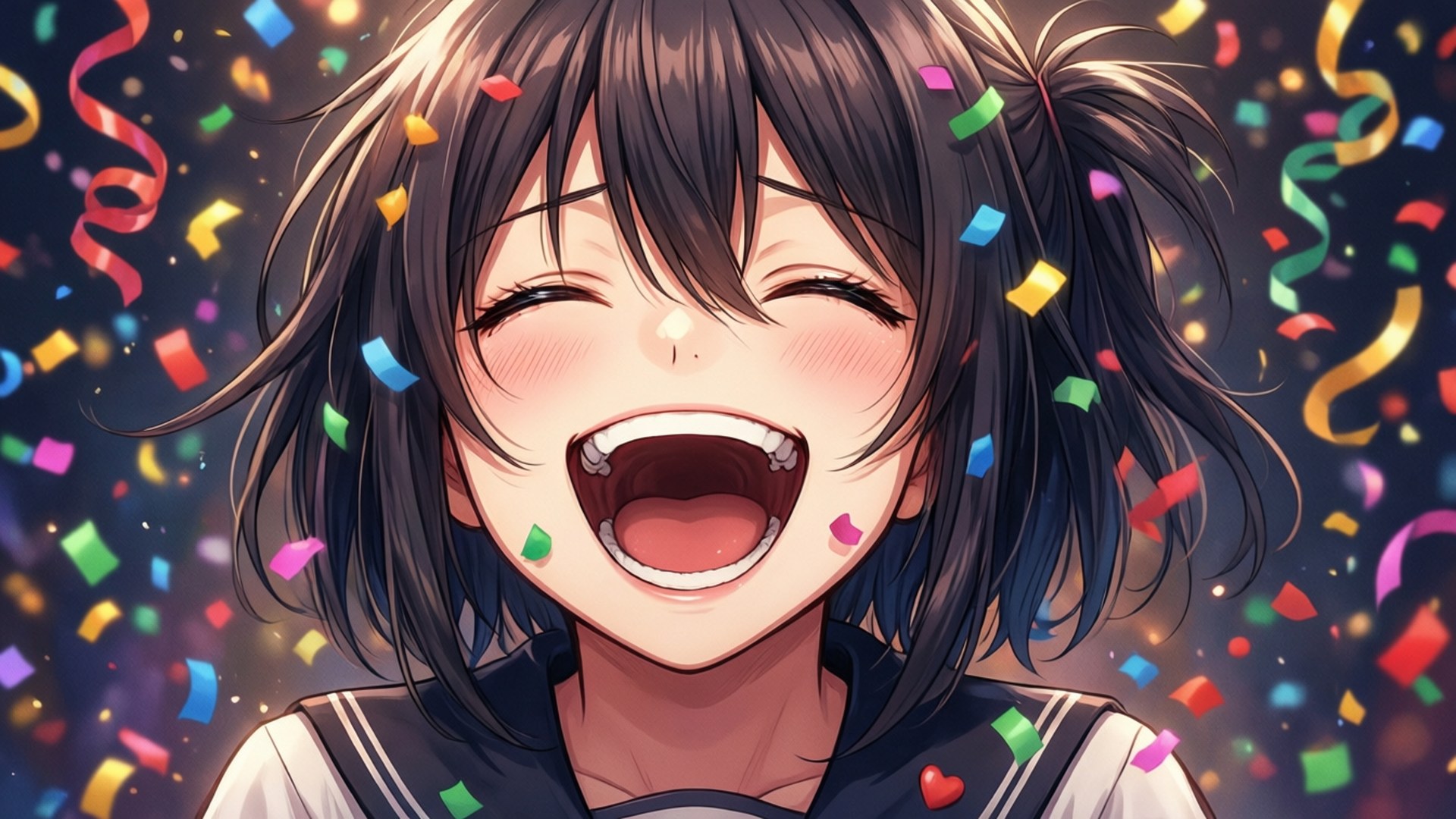 Joyful Laughter by Wallpapers.art Studio