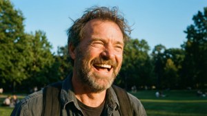 Joyful Laughter Outdoors