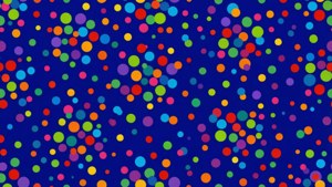 Joyful Multicolored Dot Splatter