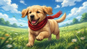 Joyful Puppy Run