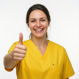 Joyful Yellow Scrubs