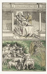 Jozef verklaart de dromen van Farao