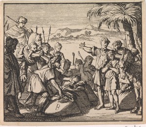 Jozefs beker gevonden in de graanzak van Benjamin