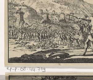 Judas Makkabaeus bestrijdt het leger van Antiochus Eupator