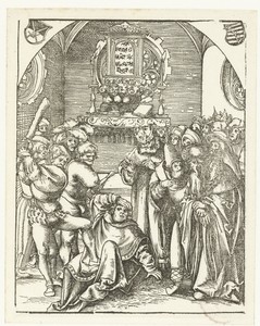 Judas Thaddeüs sterft marteldood met knots
