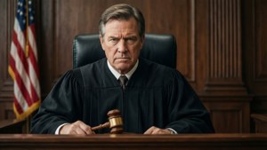 Judge in Courtroom