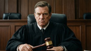 Judge in Courtroom