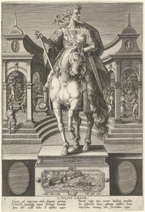 Julius Caesar te paard