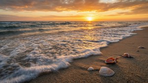 July Sunset Beach
