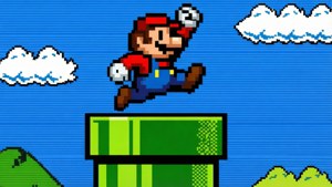 Jumping Mario 8-bit