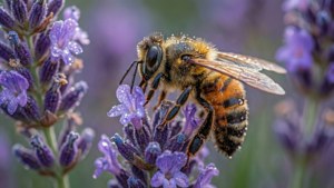 June Lavender Bee