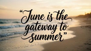 June Summer Quote