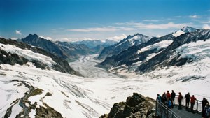 Jungfraujoch Snowy Peaks