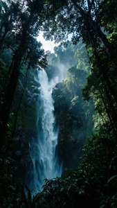 Jungle Floor View of Angel Falls