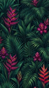 Jungle Noir Florals