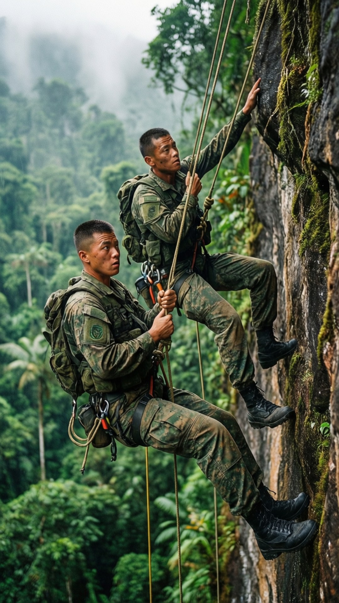 Jungle Rappel by Wallpapers.art Studio