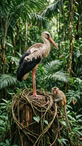 Jungle Stork Watched