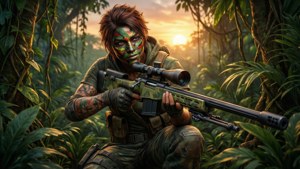 Jungle Sunset Sniper