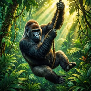 Jungle Swinger Gorilla