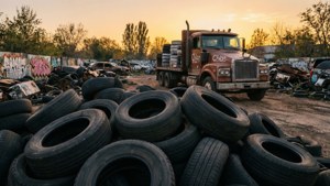 Junkyard Sunset