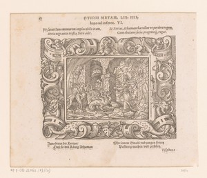 Juno en de Furiën bij de poort van de Hades
