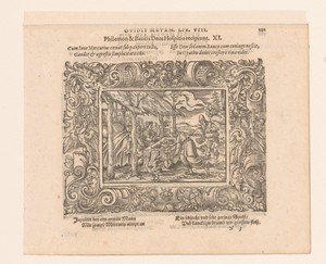 Jupiter en Mercurius in het huis van Philemon en Baucis