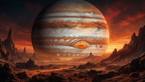 Jupiter Over Alien World