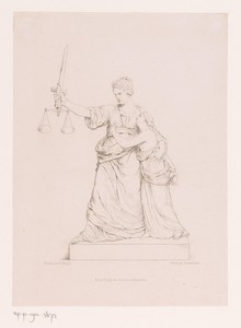 Justitia beschermt Onschuld