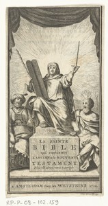Justitia met de tafelen der wet