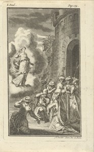 Justitia verschijnt aan de keizerin