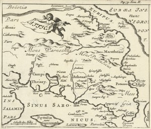 Kaart van Attica