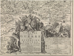 Kaart van het noordoosten van Oostenrijk (blad rechtsonder)