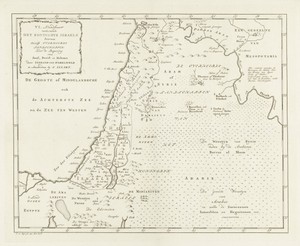 Kaart van Israël